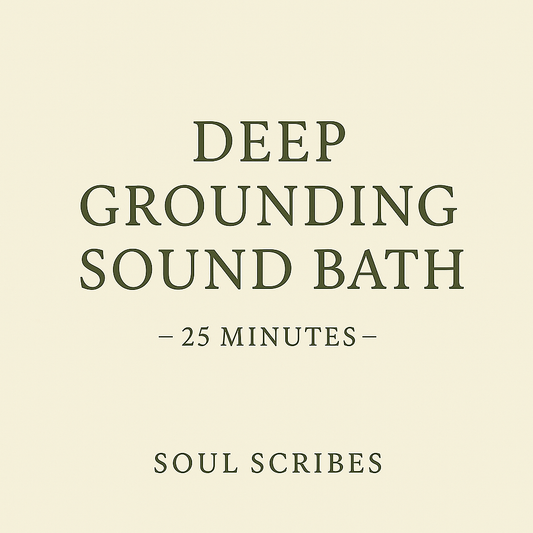 Deep Grounding Sound Bath – 25 Minutes (Instant Download)
