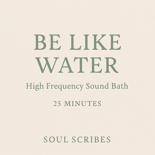 Flow Like Water - High Frequency Sound Bath (25 Minutes Instant Download